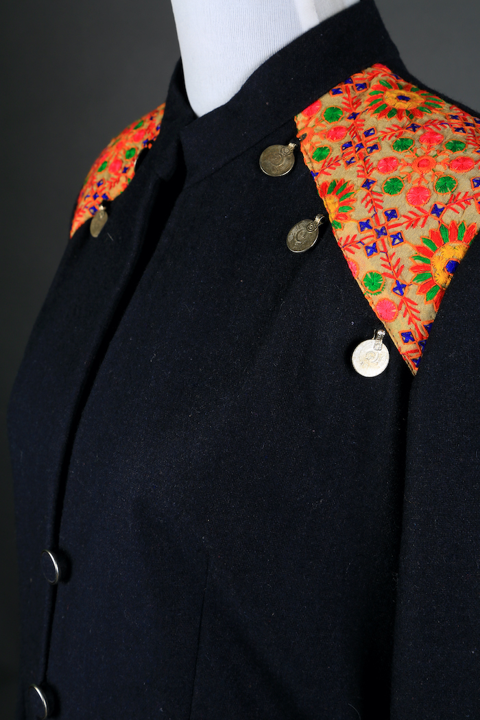 Embroidery Coat with Coins